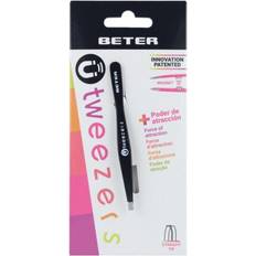 Tweezers Beter Tweezers for Plucking Tweezers Straight Black