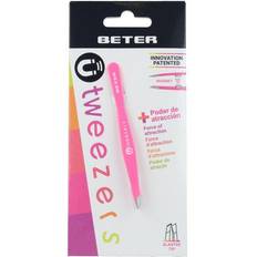 Sorte Pincetter Beter Tweezers for Plucking Tweezers Angled point Black