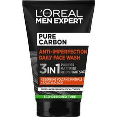 L'Oréal Paris Rensecremer & Rensegels L'Oréal Paris L'Oréal Paris Pure Carbon Anti-Imperfection 3-in-1 Wash 100ml