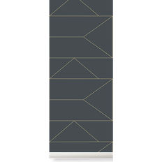 ferm LIVING Lines Graphite tapet