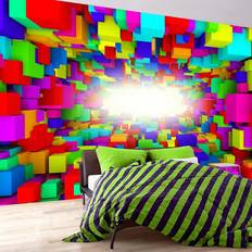 Tapeter Arkiio Fototapet Light In Color Geometry 250x175 Fås i flere størrelser