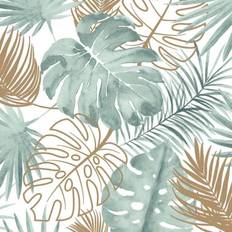 Papeles pintados Dutch Wallcoverings Wallpaper Monstera Leaves Green