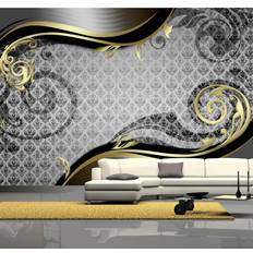 Tapeter Arkiio Fototapet Golden Snail 250x175 Fås i flere størrelser
