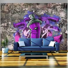 Tapeter Arkiio Fototapet Graffiti Spray Can 200x140 Fås i flere størrelser