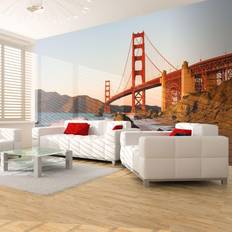 Tapeter Arkiio Fototapet Golden Gate Bridge Sunset San Francisco 350x270 Findes i flere størrelser