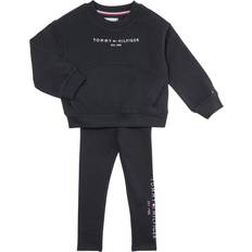 Tommy Hilfiger Essential Sweatshirt and Legging Set - Black (KG0KG06027)