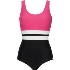 Abecita Piquant Swimsuit - Black/Pink