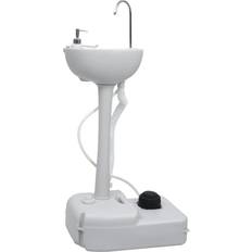 Camping y Aire libre vidaXL Portable Camping Handwash Stand Grey 20 L