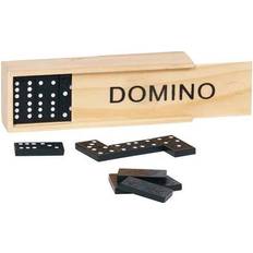 Goki Ensembles de jeu Goki 15449 Domino Game in Wooden Box