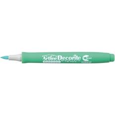 Artline Stiften Artline 'Decorite' Pastel Green Brush Marker Pen for Card, Glass, Metal and Plastic