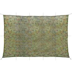 vidaXL Camouflage Net with Storage Bag 4x7 Green