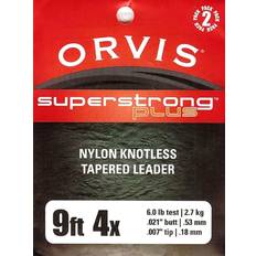 Oranssi Kalastuslangat Orvis Super Strong Knotless Leaders OneColour Klar 1X