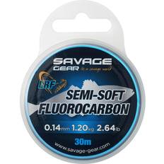 Savage Gear Fiskelinor Savage Gear SG Semi-Soft Fluorocarbon Lrf 30M 0.14Mm 1.2Kg 2.64Lb Clear