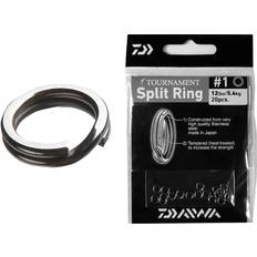 Argent Fils de pêche Daiwa Anneaux Brisés Split Ring Taille 3