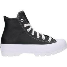 Converse chuck taylor leather white Converse Lugged Leather Chuck Taylor All Star - Black/White/White