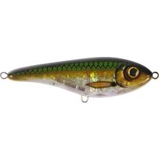 Strike Pro Leurre Jerkbait CWC Buster II 12cm Coloris CWC 766 Emerald Herring