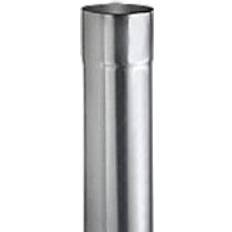 VMZinc Tag & Tagplader VMZinc Nedløbsrør i Natur Zinc, 0,8 76 mm 2m