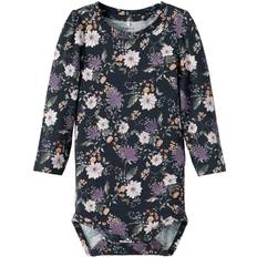 Name It All Over Printed Romper - Blue/Dark Sapphire (13196644)
