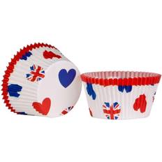 White Cupcake Cases Premier Housewares I Love UK Cupcake Case