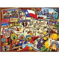 Sunsout Texas the Lone Star State 500 Pieces