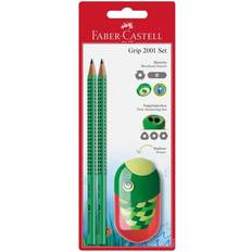 Faber-Castell Blyanter Faber-Castell 2 Grip blyanter mariehøne spidser
