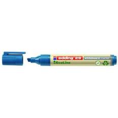 Beige Feutres Edding 29 ecoline whiteboard chisel tip marker blue pk10 4-2900