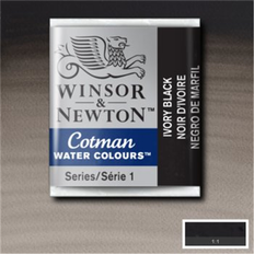 Negro Pinturas Winsor & Newton Cotman Negro De Marfil