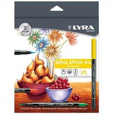 Pennarelli a pennello LYRA Aqua Brush Duo 24 Cardboard Set Daler-rowney