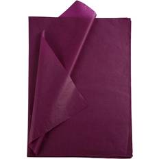 Lilla Silke- & Crepepapir Creativ Company Silkepapir, ark 50x70 cm, 14 g, bordeaux, 10ark