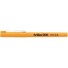 Gule Fineliners Artline Fiberspetspenna EK-200 Gul (04) 12/fp