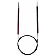 Knitpro Zing Agujas de Tejer 80 cm x 3 mm Aluminio Verde 3,00 mm
