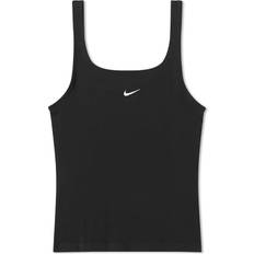 Cotone - Donna Canottiere Nike Sportswear Essential Cami Tank Women's - Black/White