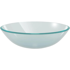 vidaXL Lavabo Verre Trempé Givré 142230