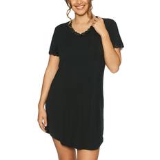 Lady Avenue Bamboo Nightwear Super Soft - Black