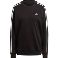 Adidas Essentials 3-Stripes Sweatshirt IC8766 - Black/White Female