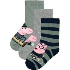 Gurli Gris Strømper Børnetøj Name It Peppapig 3-pack - Dark Sapphire (13196567)