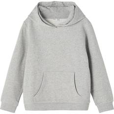 Name It Organic Cotton Sweatshirt - Grey/Grey Melange (13192134)