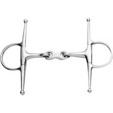 Korsteel Eggbutt Stainless Steel French Link Full Cheek Snaffle Bit