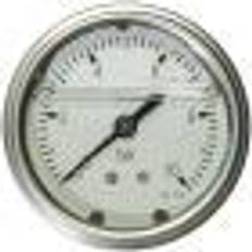 Manometer 1/4xø63 0-250 bar, bagudrettet studs med glycerin