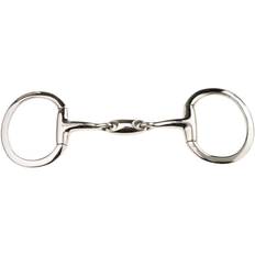 Korsteel Stainless Steel Oval Link Eggbutt Snaffle Bit Gris