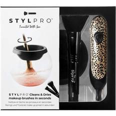 Kosmetiikka Stylideas STYLPRO Makeup Brush Cleaner And Dryer Gift Set Cheetah