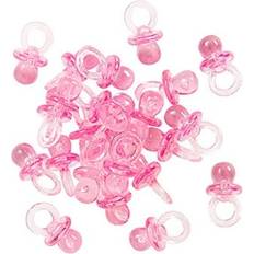 Babyshower, Dekorationsnappar rosa 18-pack