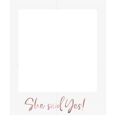 PartyDeco Accessorio Del Partito Selfie Photo Frame Rose Gold