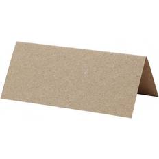 Grattiskort & Inbjudningskort Creativ Company Bordskort, natur, stl. 9x4 cm, 220 g, 20 st. 1 förp