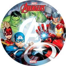 Bedste Kagedekorationer Dekora Marvel Avengers Edible Wafer Paper Kagedekoration