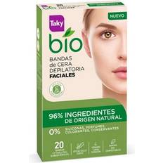 Depilazioni Bio Natural 0% bandas de cera faciales depilatorias 20 u