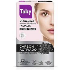 Depilazioni Carbon Activado bandas cera faciales depilatorias 20 u