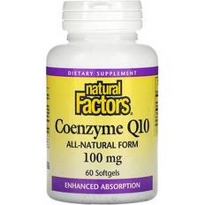 Natural Factors Coenzyme Q10- 100 mg (60 softgels) 60 stk