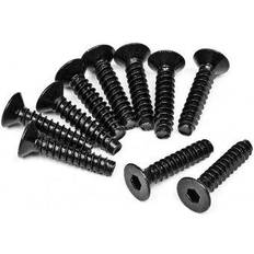 Fjernstyret legetøj HPI Racing Tp. Flat Head Screw M4X18mm (Hex Socket/10Pcs)