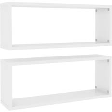 Étagères vidaXL - Étagère Murale 60cm 2pcs